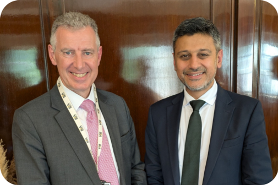 chris molloy ceo of bia and zubir ahmed mp