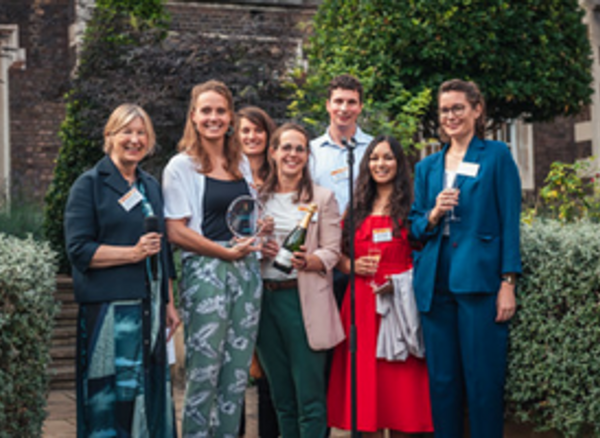 Celebrating the challenge winners at BIA Summer Party