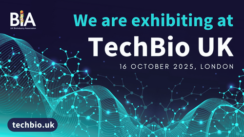 We are exhibiting at TechBio UK.png