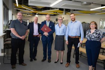 eXmoor Pharma welcome George Freeman MP to Future Space