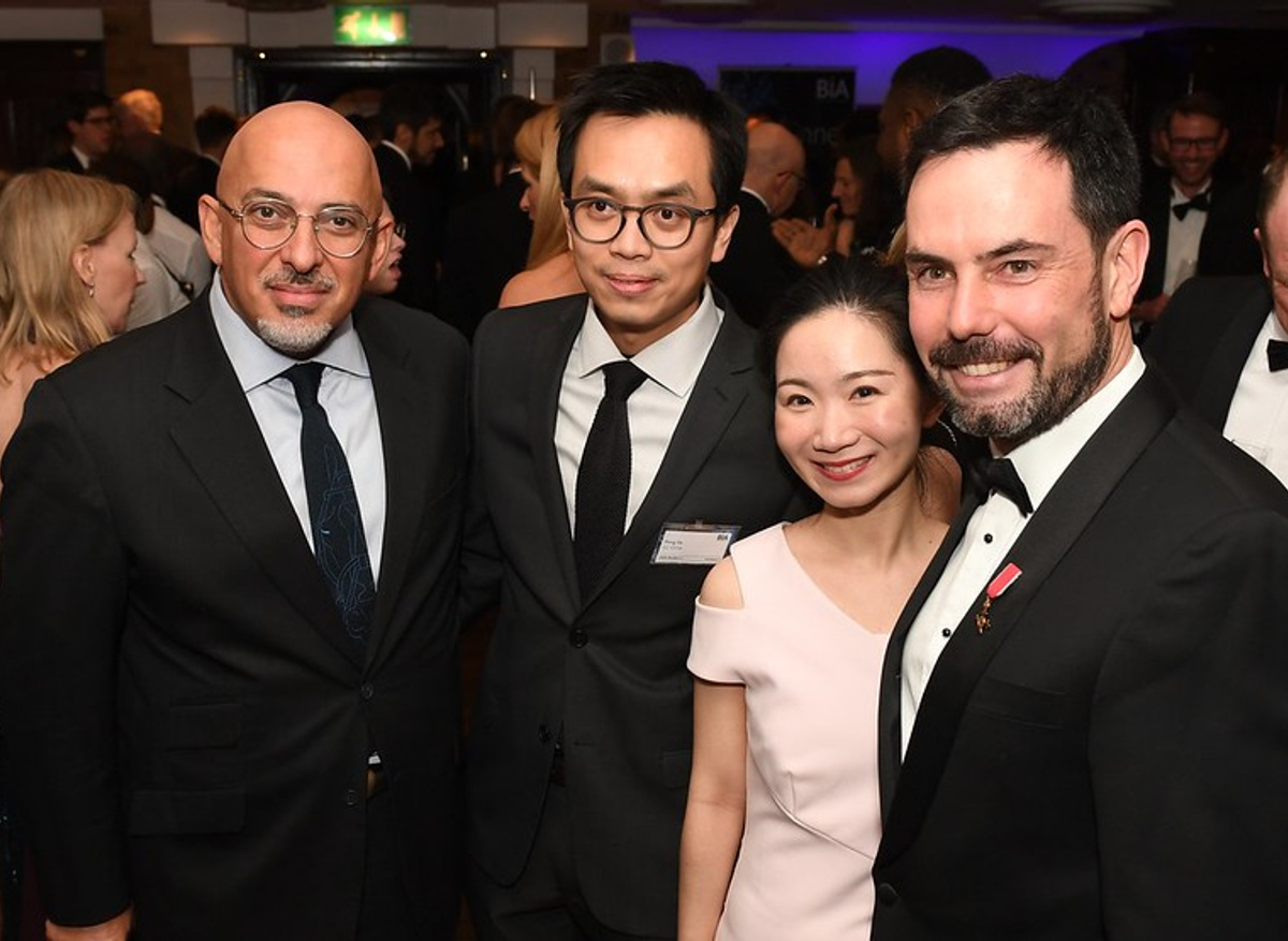 China delegation Nadhim Gala Dinner