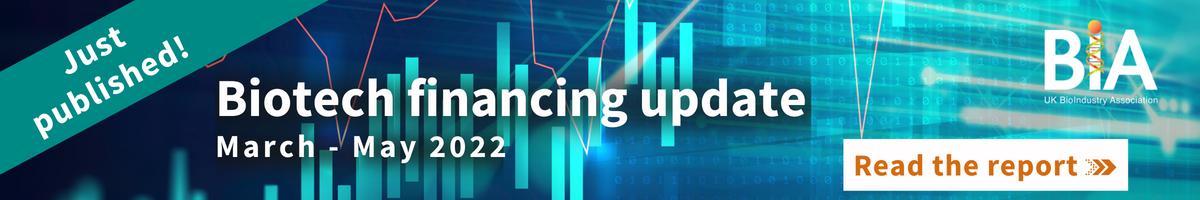 Biotech financing update q2 2022 banner