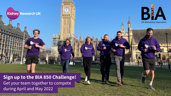 The BIA 850 Challenge for Kidney Research UK
