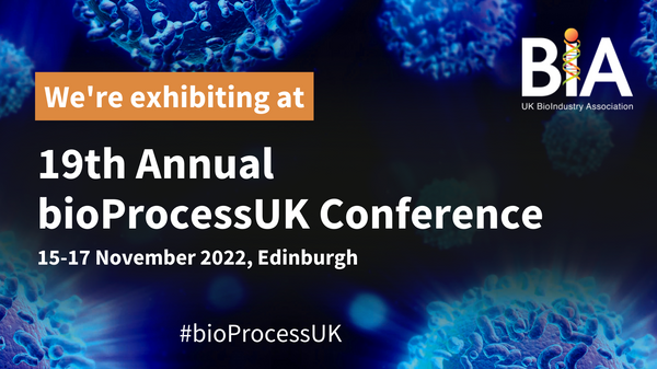 bioProcessUK - Social media banner - We are exhibiting