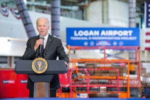 President Biden giving a speech