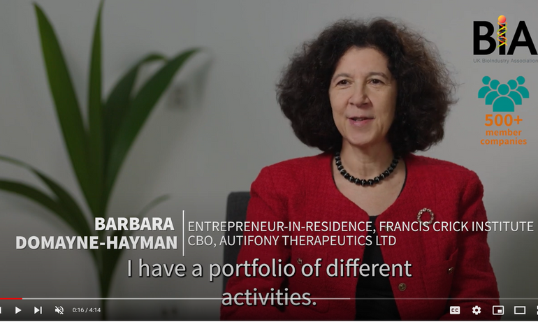 BIA celebrating 500+ members: Interview with Barbara Domayne-Hayman