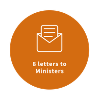 Influencing report - 8 letters to Ministers
