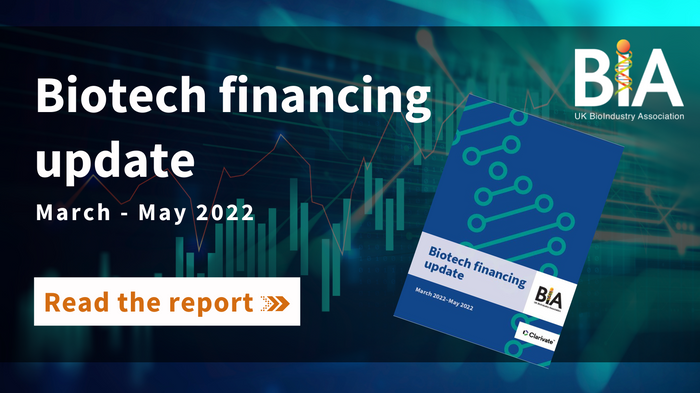 Biotech financing update Q2 2022 social media graphic