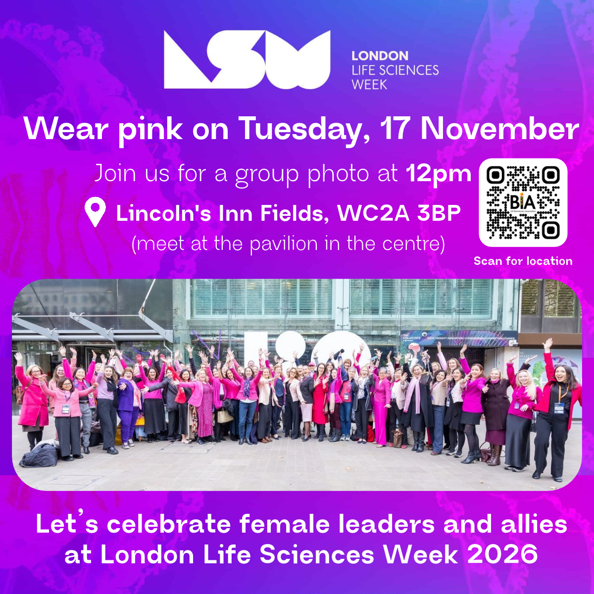 Let’s celebrate female leaders and allies as we come together for London Life Sciences Week 2026
