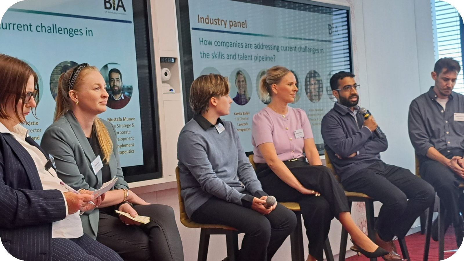 BIA community members discussing the UK Life Sciences Sector Jobs Plan