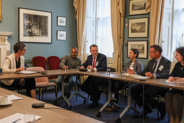 Science Secretary Chloe Smith (left) meeting a delegation of BIA members in No 10..jpg