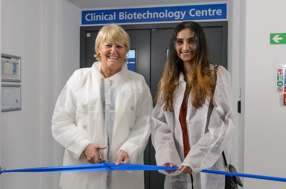 Professor Dame Sue Hill and Nitya Raghava Opening the New CBC Facility