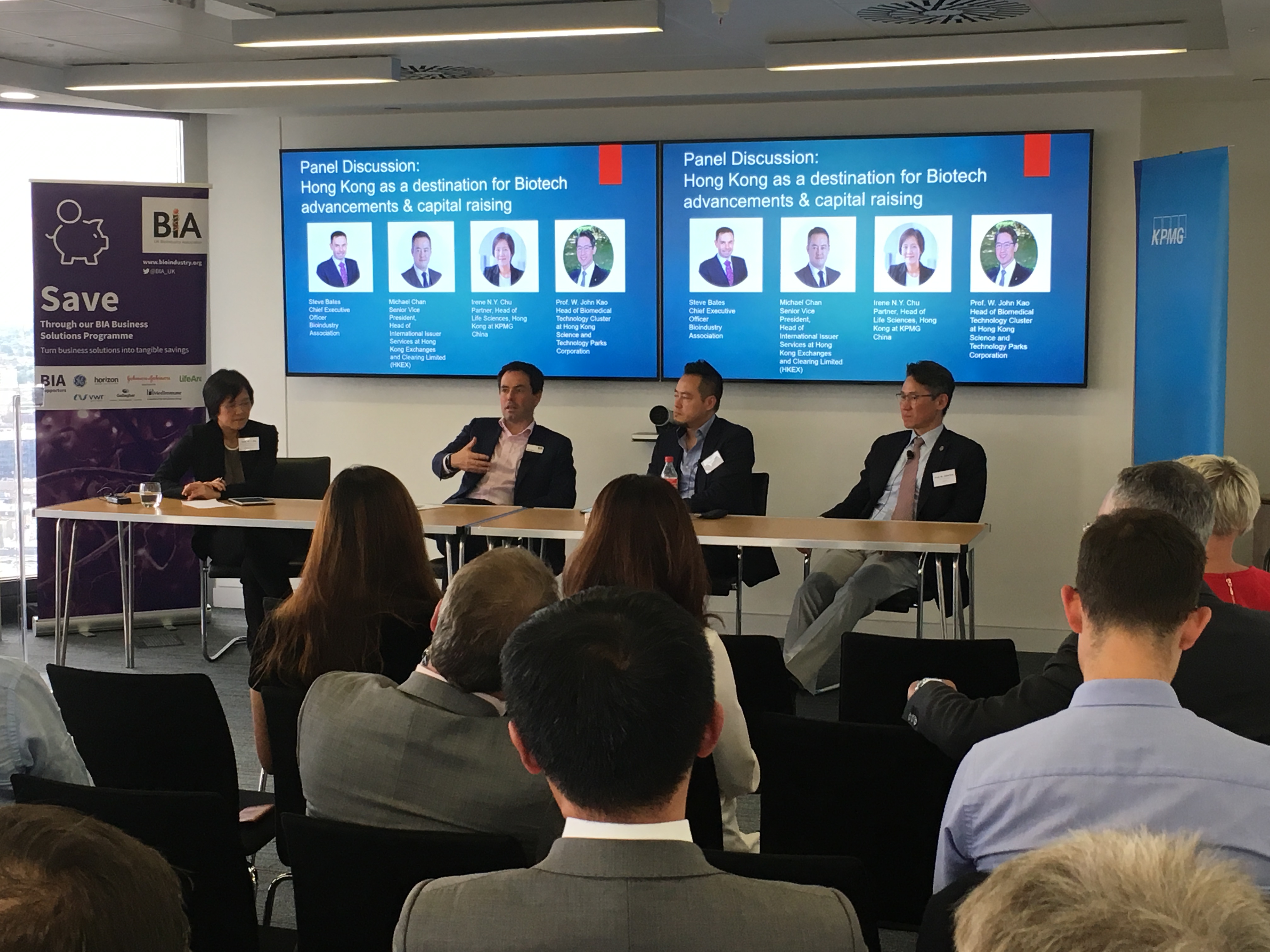 BIA panel discussion: Hong Kong as a destination for Biotech advancements & capital raising July 2019